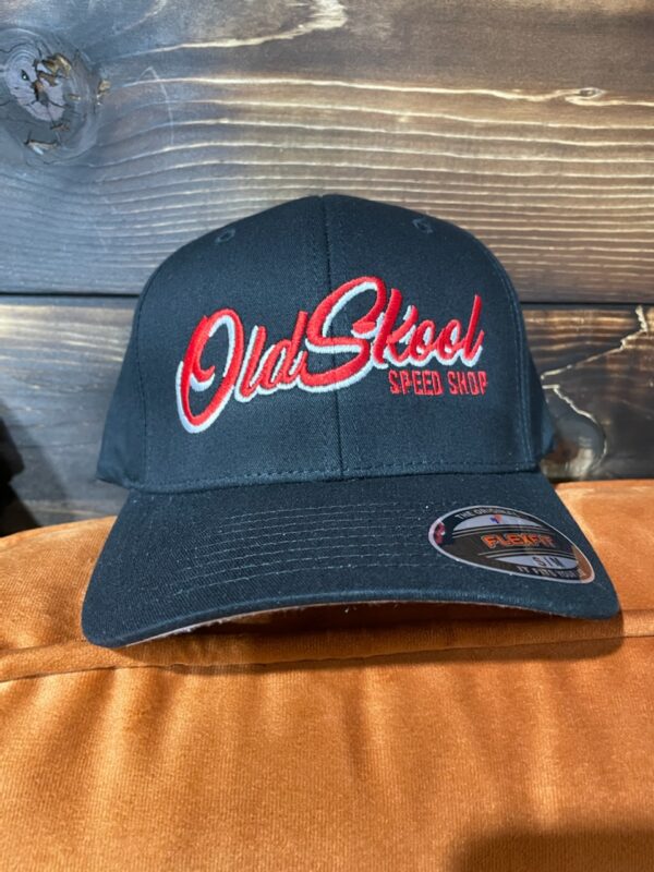 flex fit red og logo hat