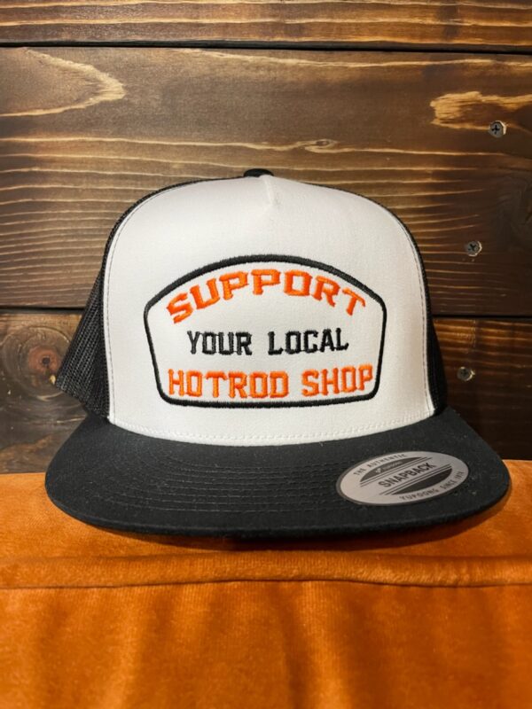 support hotrod logo white